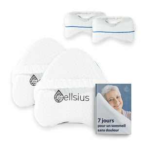 <p>2 Pillows<br/>+2 <em>free</em> Extra covers<br/>+1 <em>free</em> Ebook</p>