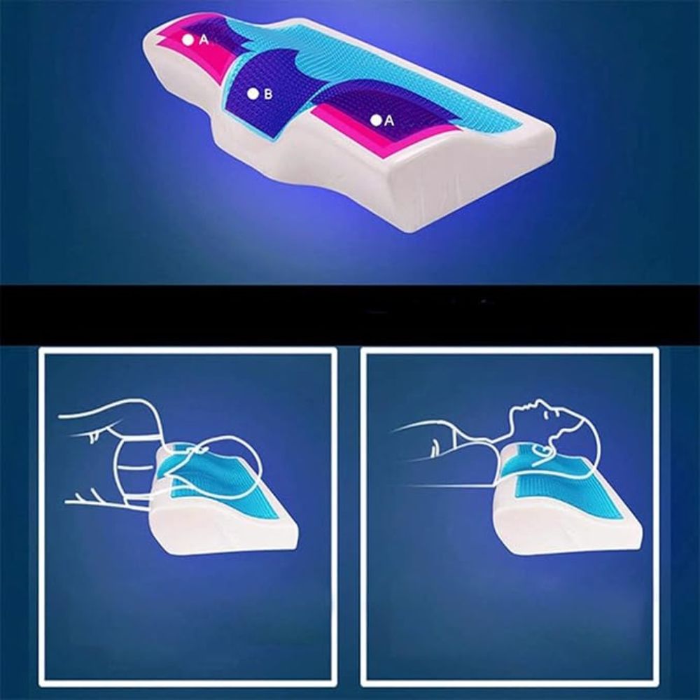 Cellsius Premium Cooling Orthopedic Pillow - The Secret to a Fresh, Pain-Free Sleep